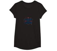Land That I Love: Patriotic USA Pride for Americans T-Shirt, Girls, Black, Small