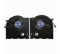 Landalanya Replacement CPU and GPU Cooling Fan for Dell Alienware M17 R3 R4 0H5TYJ 0CNV63 DC28000ROSL EG50061S1-1C010-S9A K13087 DC28000RNSL EG50061S1-C060-S9A K13089 DFS240012BK0T DFSCK324162A2K 12V
