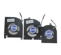 LANDALANYA Replacement CPU and GPU Cooling Fan for MSI Creator Z16 A11UET MS-1571 1572 Series BS5405HS-U4W DC5V 1A 1571-G-CW-4P BS4505HS-U5C DC5V 0.5A 1571-G-CCW BS5405HS-U4W DC5V 1A 1572-CPU-4P Fan