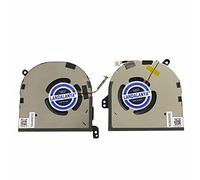 LANDALANYA Replacement New Laptop CPU and GPU Cooling Fan for Dell XPS 9520 Precision 5570 Series 0594WG 0MC4KC EG50050S1-CJ60-S9A EG50050S1-CJ80-S9A DC28000Y6SL DC28000Y5SL DC5V Fan