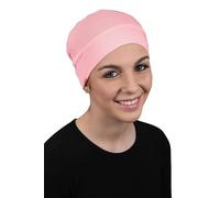 Landana Headscarves Womens Soft Sleep Cap Comfy Cancer Wig Liner & Hair Loss Cap (Pink)