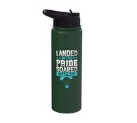 Landed with Pride, soared with Joy Paramotoring Stainless Steel Insulated Water Bottle