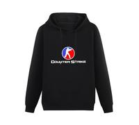 LANDEMEI Counter Strike Mens Hoodies Long Sleeve Pullover Loose Hoody Sweatershirt Size XXL Black