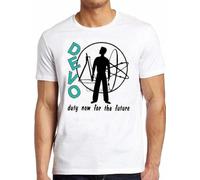 LANDEMEI Devo Duty Now for The Future T Shirt Music New Wave Retro Cool Top Tee Size M White