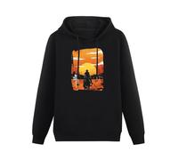 LANDEMEI Wild West Outlaw Damen Rdr2 Arthur Morgan Mens Hoodies Long Sleeve Pullover Loose Hoody Sweatershirt Size M Black