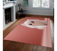 LANDERSION Lovely Cat Rug 60x120cm Washable Entryway Area Rugs Non Slip Pet Animal Print Modern Art Indoor Low Pile Floor Carpet for Bedroom Kitchen
