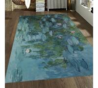 LANDERSION Machine Washable Abstract Rug Mid-Century Modern Neutral Living Room Area Rugs for Bedroom Non Slip Low-Pile Thin Black Line Art Carpet for Study Room 120x180cm