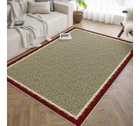 LANDERSION Minimalist White Dot Pattern Area Rugs Modern Creative Design Accent Rug Washable Non Slip Thin Carpet for Living Room Nursery Dorm 60x120cm