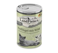 Landmeat Cat Adult Gourmet Pot Poultry with Wild 6 x 400g (9,13€/kg)
