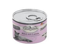 LandFleisch Cat Adult Pate Beef With Lamb 6 X 195g (16,15 €/ KG)