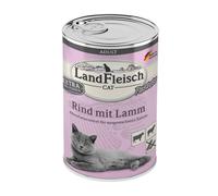 LandFleisch Cat Adult Pate Beef With Lamb 6 X 400g (9,13 €/ KG)