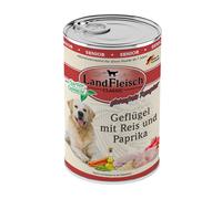 LandFleisch Classic Senior Poultry With Rice, Paprika Garden Vegetables 6 X 400g