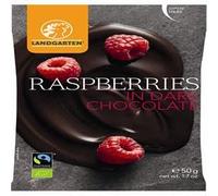 Landgarten Raspberries in Dark Chocolate 50g x 10