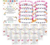 Landical 12 Set Mommy and Me Bracelets Matching Beaded Wish Bracelets Jewelry Colorful Mom and Mini Heart Clay Bead Gifts for Birthday, The big one: 6.69 inches, mainly clay and paper, mainly clay and