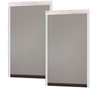 Landical 2 Pcs Dog Door Replacement Flap Compatible with Petsafe Freedom Dog and Cat Pac11-11039 Medium 12 7/8 x 8 1/8 Inch Replacement Flaps Flexible Doggy Door Flap with Magnetic Closure
