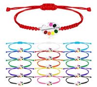Landical 20 Pcs Art Painting Bracelets Artist Gifts Painter Artistic Bracelets with Paint Palette Charm Painter Jewelry for Art Paint Rainbow Graduation Birthday Party Favors, 10 Colors