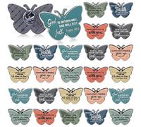 Landical 24 Pcs Jesus Pin Christian Enamel Pins Christ Bible Verses Badges Gift Bulk Inspiration Enamel Lapel Metal Badge Brooch for Appreciation Religious Gifts for Women, multicolor, about 1.2inches