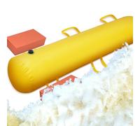 Landical Flood Barriers for Home Reusable Flood Prevention Barriers Water Barrier for Flooding PVC Flood Bags Sandbag Alternative PVC Water Diversion Tubes with Fixed Handle (12 Ft x 20 In x 12 In)