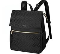 LANDICI Baby Changing Bag Backpack, Multifunction Nappy Change Back Pack Stylish Baby Travel Diaper Bags with Changing Mat, Stroller Straps for Mum Dad Boy Girls (Black)