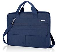 LANDICI Laptop Bag Case 17 17.3 Inch, Waterproof Computer Sleeve Cover | Slim Computer Sleeve for 17-18 Inch MacBook HP Lenovo Acer Asus Dell Laptop, Slim Briefcase Messenger Bag for Men Women