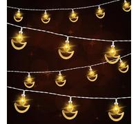 Landifor 9.8ft Diwali Fairy Light String - Indian Themed Festival Warm White 20LEDs Dīpāvali Hanging Lights for Deepavali Puja Decor