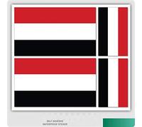 Landing Designs Pack of 4 Yemen Flag Vinyl Car Van iPad Laptop Sticker British