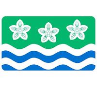 Landing Designs Pack of Two CUMBRIA EMBLEM STICKERS 127mm by 75mm Each