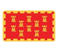 Landing Designs Pack of Two GREATER MANCHESTER EMBLEM STICKERS 127mm by 75mm Each