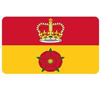 Landing Designs Pack of Two HAMPSHIRE EMBLEM STICKERS 127mm by 75mm Each