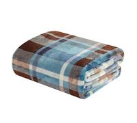 LANDING DREAM Electric Heated Blanket Single 120 x 160cm to Keep Body Warm Machine Washable Soft Flannel Throw 4 Heat Levels 8 Hours Auto Off Timer LED Display Fast Heating for Home Office Use