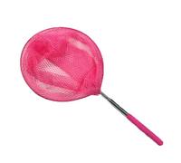 Landing Net Extendable Outdoor Water Sports Swimming Pool Aquarium Garden Fishing Insect Catching Mesh Toy for Kids Pink