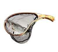 Landing Nets for Fishing | Trout Net Landing Net | Bass with Wooden Handle, Fish-Safe Black Mesh, Catch & Release, Fly Fishing Accessories
