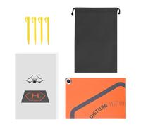 Landing Pad Foldable Parking Apron Landing Platform With Ground Nails & Drawstring Bag For Flight High Visibility Designing