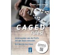 Landinger - CAGED rules Bd.2 Gitarrespielen wie die Profis mit den Ba - X555z
