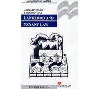 Landlord and Tenant Law (Palgrave Law Masters)