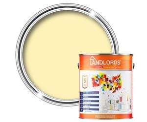 Landlords Bathroom Washable Emulsion Paint for Walls & Ceiling | 1L in 25+ Colours | Waterproof & Moisture Resistant | Anti Mould Paint (Light Yellow)