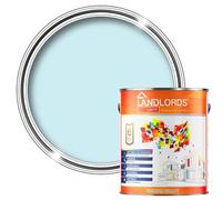 Landlords Matt Emulsion Paint for Walls & Ceilings - Milky Blue - 1L - Ideal for Kitchens, Bathroom, Living Rooms, Hallways - Washable Paint with Excellent Coverage - Quick Dry
