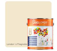 Landlords Paint - Anti-Damp Paint - Damp Proof Protection For Interior Walls & Ceilings - London's Magnolia - 1L
