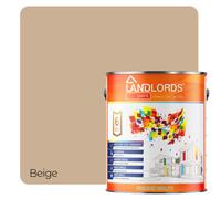 Landlords Paint - Eggshell Paint - Durable, Low Sheen Interior Finish - Beige - 2.5L