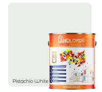 Landlords Paint - Eggshell Paint - Durable, Low Sheen Interior Finish - Pistachio White - 1L