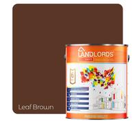 LANDLORDS PAINT Masonry Paint - 2.5L - Weatherproof Exterior Wall Paint in Leaf Brown LANDLORDS PAINT Leaf Brown 2.5L
