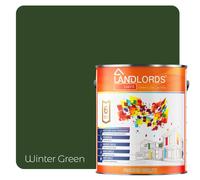 LANDLORDS PAINT Masonry Paint - 2.5L - Weatherproof Exterior Wall Paint in Winter Green LANDLORDS PAINT Winter Green 2.5L