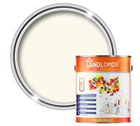 Landlords Vinyl Matt Paint - Creamy White - 2.5 Litre | High-Performance Vinyl Matt Paint for Interior & Exterior Walls, Ceilings, Wood Furniture & Garden Decor | High Coverage - Easy to Apply