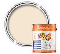 Landlords Vinyl Matt Paint - London's Magnolia - 1L Litre | High-Performance Vinyl Matt Paint for Interior & Exterior Walls, Ceilings, Wood Furniture & Garden Decor | High Coverage - Easy to Apply
