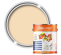 Landlords Vinyl Matt Paint - Matchstick - 2.5 Litre | High-Performance Vinyl Matt Paint for Interior & Exterior Walls, Ceilings, Wood Furniture & Garden Decor | High Coverage - Easy to Apply