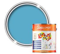 Landlords Vinyl Matt Paint - Ocean Blue - 5 Litre | High-Performance Vinyl Matt Paint for Interior & Exterior Walls, Ceilings, Wood Furniture & Garden Decor | High Coverage - Easy to Apply