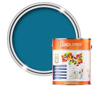Landlords Vinyl Matt Paint - Sky Blue - 2.5 Litre | High-Performance Vinyl Matt Paint for Interior & Exterior Walls, Ceilings, Wood Furniture & Garden Decor | High Coverage - Easy to Apply