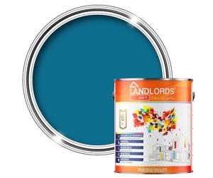 Landlords Weather Shield Sky Blue Smooth Masonry Paint | 1L in 30+ Colours | Storm Proof, Scrub Resistance & Waterproof | Weatherproof Technology Designed with Acrylic Resin for Ultimate Protection