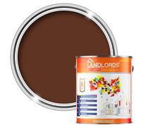 Landlords Weather Shield Smooth Masonry Paint | Storm Proof, Scrub Resistance & Waterproof | Weatherproof Technology Designed with Acrylic Resin for Ultimate Protection 1L Leaf Brown