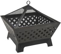 Landmann Brazier Crosshatch With Spark Guard & Cover Black